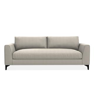 Louis Up Kanepe (220)-Legs Matt Black-Fabric Tobago 01-(Executive)