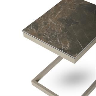 Metal Champagne C Side Table