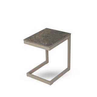 Metal Champagne C Side Table
