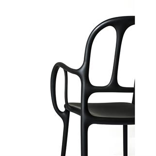 Magis Milà Black Armchair
