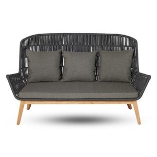 Kayu Teak Minoto Üçlü Kanepe