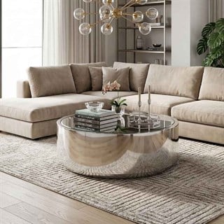 Mitchell Gold+Bob Williams Bel Air Silver Orta Sehpa