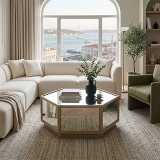 Mitchell Gold+Bob Williams Fairbanks Hexagon Orta Sehpa