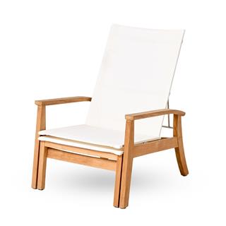 Alfresco Napoli 2 Parçalı Chalk Şezlong