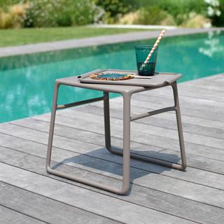 Nardi Atlantico Pop Tortora Lounge Chair and Side Table Set