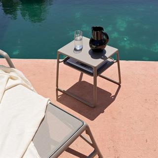 Nardi Atlantico Pop Tortora Lounge Chair and Side Table Set