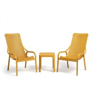 Nardi Net Lounge Senape Koltuk Sehpa Takımı