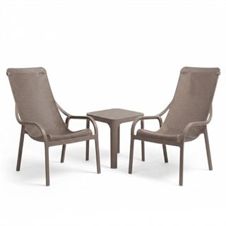 Nardi Net Lounge Tortora Koltuk Sehpa Takımı