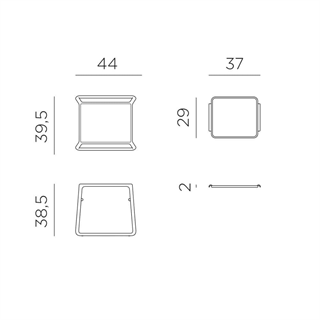Nardi Omega Anthracite 2 Şezlong 1 Sehpa Takımı