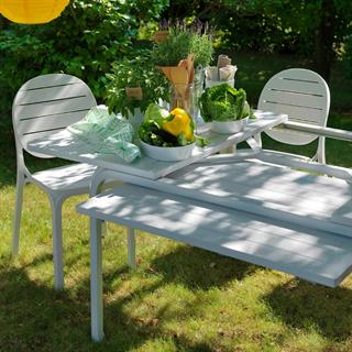 Nardi Palma Bianco İstiflenebilir Kollu Sandalye