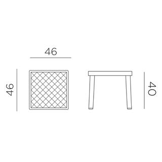 Nardi Rodi Caffe Sehpa 