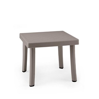 Nardi Alfa Tortora Sunlounger & Rodi Side Table Set