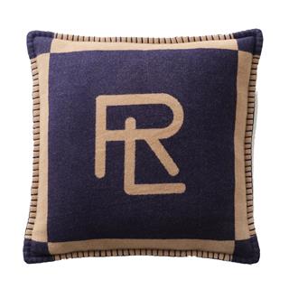 Ralph Lauren Northam Navy Camel Kırlent