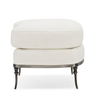 On Point Puf-Finish Antique-Nickel-Body Fabric (2709-88CC-P) Performance