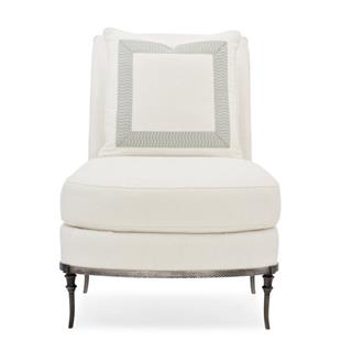 On Point Tekli Koltuk-Kolsuz-Finish Antique-Nickel