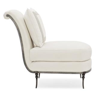 On Point Tekli Koltuk-Kolsuz-Finish Antique-Nickel