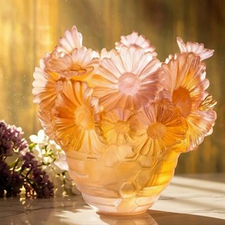 Daum Or dAbeille Small Orange Vazo