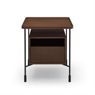 Ligne Roset Passepartout Dark Walnut Nightstand / Chest of Drawers