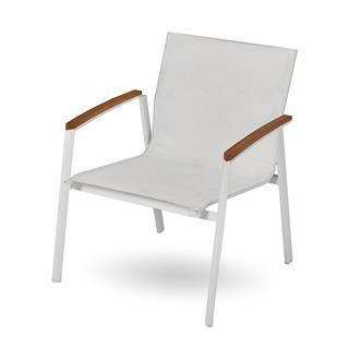 Bondi Koltuk - İskelet: Beyaz - Kumaş: Beyaz (Alçak Oturum)