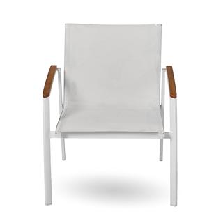 Bondi Koltuk - İskelet: Beyaz - Kumaş: Beyaz (Alçak Oturum)