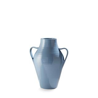 Quartara Seramik Vazo - 40 cm - Blu Risacca