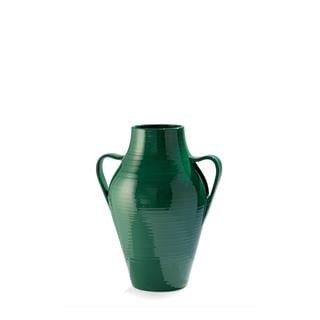 Quartara Seramik Vazo - 40 cm - Verde Secolare