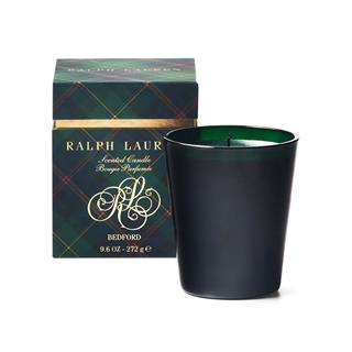 Ralph Lauren Bedford Green Glass Single Wick Candle
