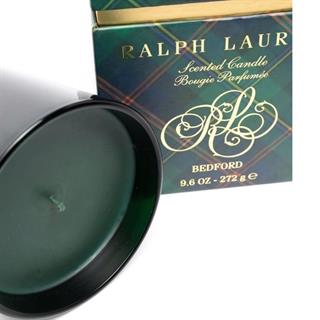 Ralph Lauren Bedford Green Glass Single Wick Candle
