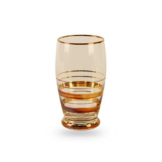 Ralph Lauren Paulette Gold Striped Glass