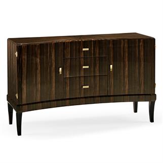 Jonathan Charles Rectangular Curved Art Deco Console Table