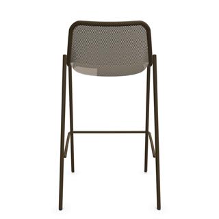 Emu Round Indian Brown Bar Sandalyesi