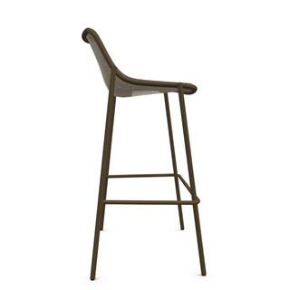 Emu Round Indian Brown Bar Sandalyesi