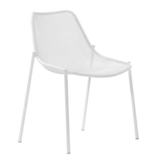 Emu Round Glossy White Kolsuz Sandalye