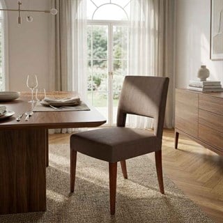 Selva Brown Armless Chair