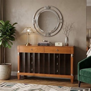 Selva Glossy Chrome Şifonyer 