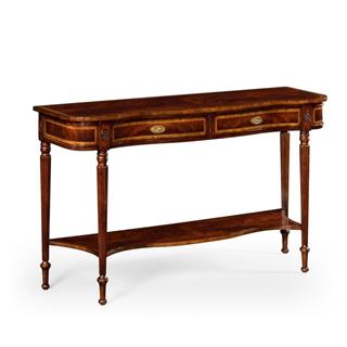 Jonathan Charles Serpentine Mahogany Konsol