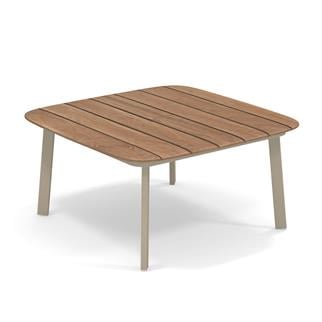 Emu Shine Taupe Teak Bahçe Orta Sehpası