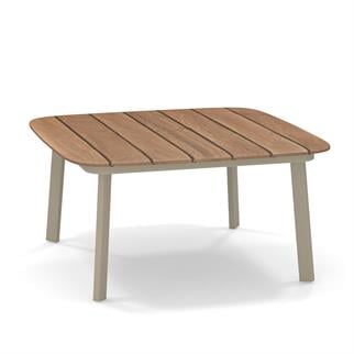 Emu Shine Taupe Teak Bahçe Orta Sehpası