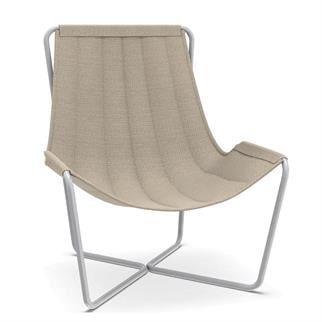 Ethimo Sling Warm White / Sand Lounge Chair