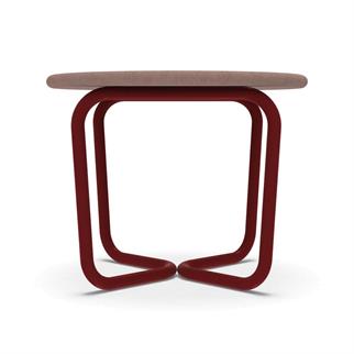 Ethimo Sling Warm Red/Red Stone Yan Bahçe Sehpası