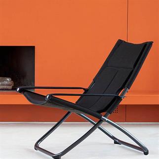 Emu Snooze Glossy Black Dinlenme Şezlongu