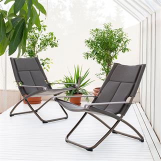 Emu Snooze Cozy Dark Grey Dinlenme Şezlongu