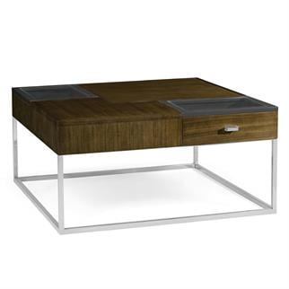 Jonathan Charles Eclectic Walnut Orta Sehpa