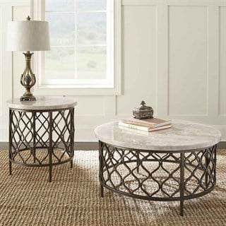 Steve Silver Roland White Orta Sehpa