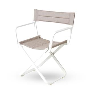 Ethimo Studios Warm White Directors Chair