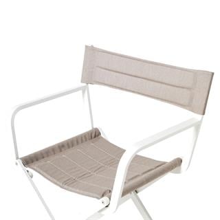 Ethimo Studios Warm White Directors Chair