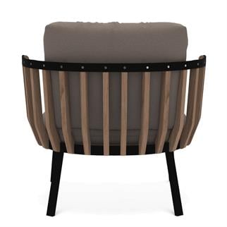 Ethimo Swing Teak Sepia Black Koltuk
