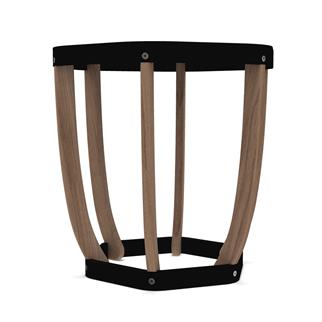 Ethimo Swing Sepia Black Side Table