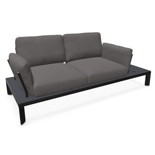 Emu Tami Black / Charcoal 2-Seater Sofa