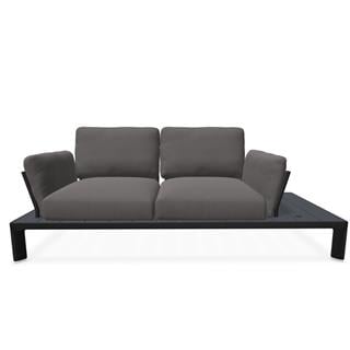 Emu Tami Black / Charcoal 2-Seater Sofa